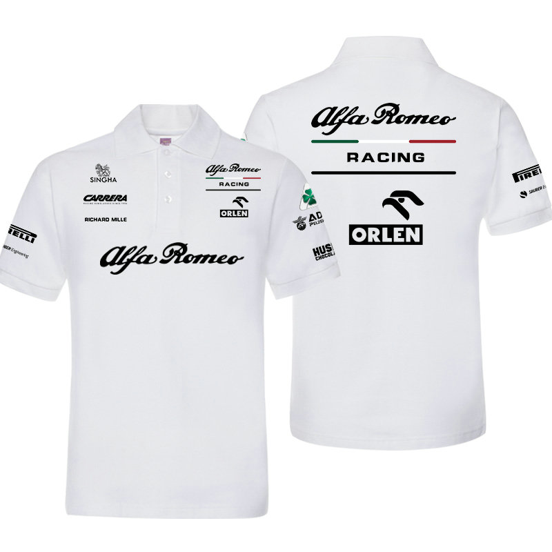 Polo Alfa Romeo Racing F1 Team ORLEN Homme Manche Courte Coton Regular Fit